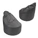 Produktbild Vicco Gamer Sitzsack mit Lehne Schaumstoff Füllung Indoor Outdoor Sitzkissen Bodenkissen Tobekissen Beanbag Kissen (Anthrazit)
