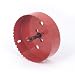 Produktbild sourcingmap 6mm Bohrer Spitze 115mm Ausschnittdurchmesser Loch Säge Rot für Bohren Holz