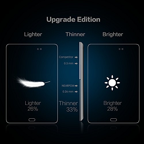 Samsung Galaxy Tab A 9.7 Panzerglas Displayschutzfolie, Nearpow Schutzfolie 9H Härte, Anti-Kratzen, Anti-Öl, Anti-Bläschen, lebenslange Garantie - 7