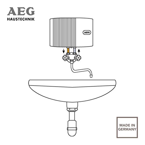 AEG 231216 MTE 570 elektronischer Klein-Durchlauferhitzer EEK A, 5,7 kW drucklos und druckfest geeignet - 6