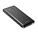 Price comparison product image EasyAcc Power Bank 10000mAh Slim Portable Charger with Quick Charge Output Ultra Slim External Battery Lightweight Power Bank for iPhone 8 7 plus, Samsung Galaxy S8 S7 Edge Note 8, HTC, iPad and more - Black