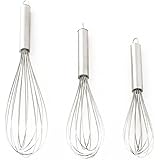 Schneebesen-Set 3tlg. Edelstahl rostfrei Mixer