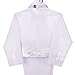Dressy Daisy Baby Boys' 5 Pcs Set Jacquard Cummerbund Formal Tuxedo Suits With Tail Wedding Pageboy Outfits Size 12-18 Months White