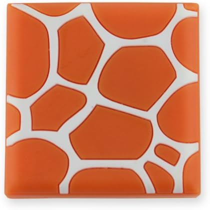 MyGrips Children's Furniture Knob Pattern GM100 Giraffe/Notices – Orange 1
