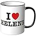 Produktbild Wandkings® Tasse, Spruch: I LOVE HELENE - SCHWARZ