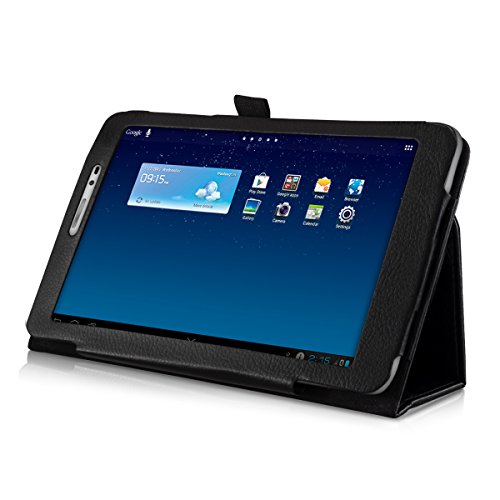 kwmobile Hülle für MediaPad T1 8.0 / Honor T1 – Tabletcover Slim Case Tablet Schutzhülle – Smart Cover Tabletcase Schwarz - 6