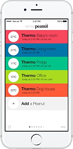 Sen.se ThermoPeanut Smart Wireless Thermometer, assorted colours - 5