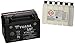 Price comparison product image Yuasa YTX9-BS Battery, Black