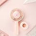 Produktbild Handheld Small Fan wiederaufladbare tragbare Studentenwohnheim blattlose Hand mit hängenden Hals Fan Usb Fan Mute kleine Mini-Bürotisch niedlichen Welpen Fan-Barbie-Pulver