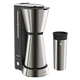 Thermokanne und Thermo-Trinkbecher mit Keep Hot Thermoisolierung, beide Deckel individuell kombinierbar