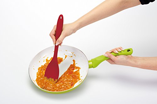 Colourworks Silikon-Spatellöffel, 28 cm – Rot - 3