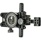 Material: Aluminiumlegierung; WEREWOLVES Bogenschießen Tommy Hogg Bogen Anblick Compoundbogen HRC Technology 1-Pin Fiber Optic Micro-Tuning-Ansicht (Tommy Hogg Bogen Anblick)