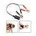 Produktbild Wokee 12V Autobatterie Pumpe Clip-on Zigarettenanzünder Batterie Krokodilklemme Stecker Kupfer überzogene Isolierte Car Battery Clips-Alligator-Klemmen