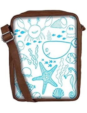 Snoogg , Damen Umhängetasche mehrfarbig multi