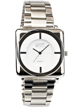 Eton Herren-Armbanduhr Analog Silber 3011G-CW