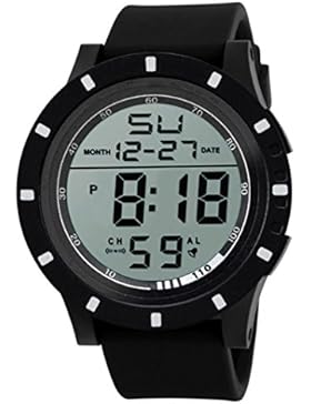 Men Watches - Kingwo Men's Fashion LED Digital Touch Screen Day Date Silicone Waterproof Wrist Watch