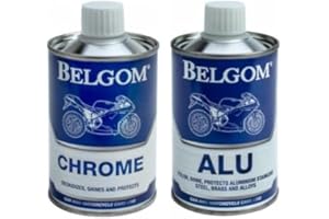 Belgom Pack Alu et Chromes - Pour faire briller les chromes et aluminium de votre voiture ou moto