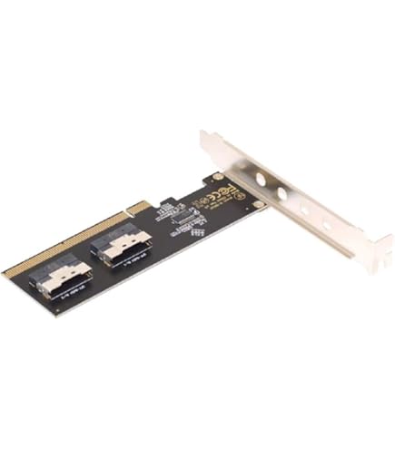 MCIO 74 Pin GEN 5 to U.2 SFF-8639 X2 Y Cable -50CM
