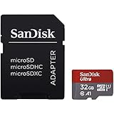 SanDisk 32GB Class 10 Micro SDHC Memory Card with Adapter (SDSQUAR-032G-GN6MA)