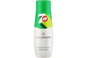 SodaStream Concentré 7Up pour Machine à Eau Pétillante | Préparez jusqu'à 9 Litres de 7Up en Quelques Secondes, Goût Original, 440ml