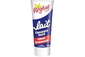 RICORÉ REGILAIT - Lait Concentré Sucré Entier Tube 300G - Lot De 4 - livraison offerte