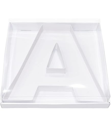 WENPACK Lettre en carton de 30,5 cm - Pour gâteau au chocolat