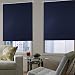 Produktbild SHINY HOME® Rollo plissee Klemmrollo 99x175cm Silberbeschichtung Klemmfix verdunkelung ohne bohren für fenster inkl. Klemmträger Klemmhalter (Dunkelblau)