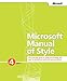 Microsoft Manual of Style by