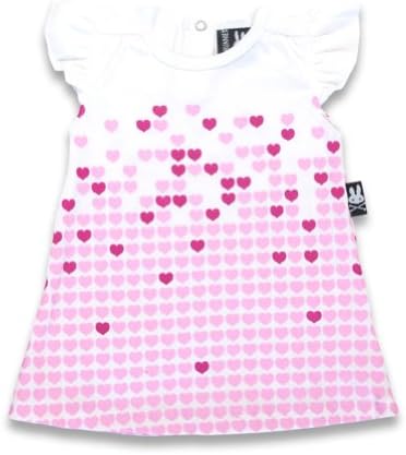 Rising Hearts Baby Dress - White - 6-12 Months