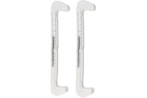 FACAIIO Protège-lames de patins à glace, protège les lames de l'usure, plastique et utilisation (blanc)