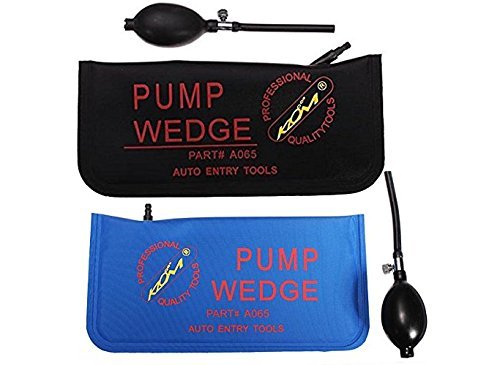 2 Pcs High Quality Air Wedge Alignment Tool Inflatable Shim Tool Sets ( Blue+Black) by 6MILES