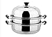 Produktbild Edelstahl Dampfgarertopf für gesundes Essen, Kochuntensilien, Chinesische Küche, Suppentopf, zwei Schichten , edelstahl, 28cm Three Layers
