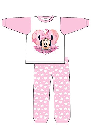 Baby Girls Disney Minnie Mouse Oh So Cute! Pyjamas 6 Months to 24 Months White & Pink Cotton (9-12 Months)
