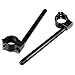 Produktbild Sedeta® 2ST schwarz 50mm Motorrad-Motorrad-CNC Gabel Clip-ons Lenker Regelmäßige Riser Lenker Honda Suzuki