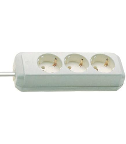 Brennenstuhl Eco-Line Ciabatta Multipresa 3m – Bianco – 3 Prese Con Interruttore Illuminato - 4