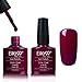 Elite99 Gel Nail Polish Kit 7.3ML Soak Off UV LED Gel Nail Varnish Gloss Manicure Lacquer 3 Colours + Top Base Coat Set Nail Art Starter Kit Salon Decor Gift Set C065
