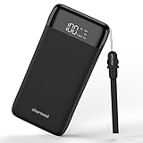 5.【Sicherheit】Externer Akku mit Schutz vor Überladung, Überentladung, Überspannungs-, Überstrom- und Kurzschluss. Sicherheitsgarantie für Ihre Geräte. 12 Monate Garantie und freundlicher Kundenservice.