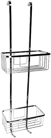 Shower Screen Shower Stainless Steel Dimpled Knob DMKO01&nbsp;Guaranteed Rust-Proof Men Shower Shelf with 2&nbsp;Storage Baskets Hanging Basket Shower Shelf for Shampoo Shower Gel Soap Shower Basket