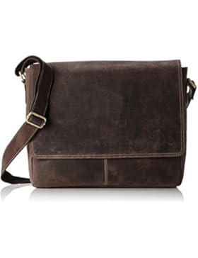 James Tyler Ledertasche Oxford aus gewachstem Büffelleder, ca. 38 x 30 x 12 cm