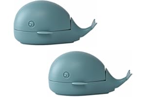 BESTonZON 2ST Kreative Kleiner Wal Waschen von Kleidung Schuhe W?scher B¨¹rsten/Waschbecken Form Seifenschale f¨¹r Bad K¨¹chenzubeh?r