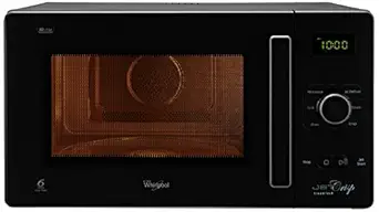 Whirlpool 25 L Convection Microwave Oven (25L CRISP STEAM CONV. MW OVEN-MS, Black)