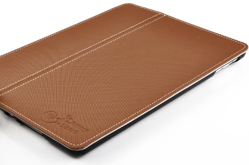 JAMMYLIZARD | Horizon Hülle für [ iPad Air 5. Generation ] Smart Cover mit automatischer Schaltfunktion, BRAUN - 4