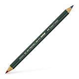 Faber-Castell 117500 - Brofarbstift Castell Color 873, doppelseitig, rot/blau - 