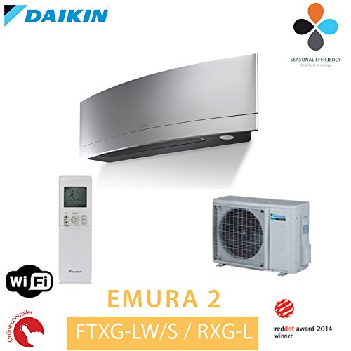 Scheda tecnica Daikin Emura Silver 9000 Btu FTXG25LS R 410A Climatizzatore