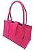 Produktbild Tebewo Handtasche, Shopping Bag aus Filz, verschließbare Einkaufs-Tasche mit Henkel, Einkaufskorb, Faltbare, vielseitige Tragetasche (Magenta)