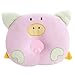 Adorable Soft Newborn Baby Anti-roll Pillow Prevent Flat Head-Lovely Pig,Pink