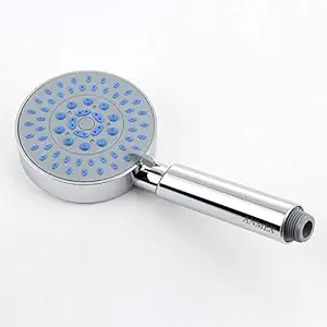 ANMEX 5 Gear Chrome Plated Adjustable Rain Spray Hand Shower(ABS) (Silver)