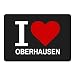 Produktbild Mousepad Classic I Love Oberhausen schwarz