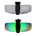 Produktbild HKUCO Sunglasses Clip Titanium/Emerald Green Polarized Lenses Hat Visors Clip-on Sunglasses For Fishing/Biking/Hiking/Golf UV400 Protect