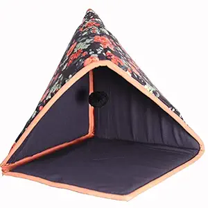 Heads Up For Tails Wild Roses Cat Tent